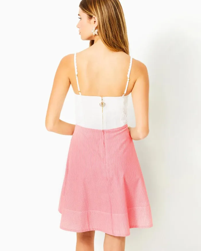 Women Lilly Pulitzer Dresses Kelvina Strapless Smocked Dress Mizner Red Seaside Harbour Women Lilly Pulitzer Dresses Kelvina Strapless Smocked Dress Mizner Red Seaside Harbour