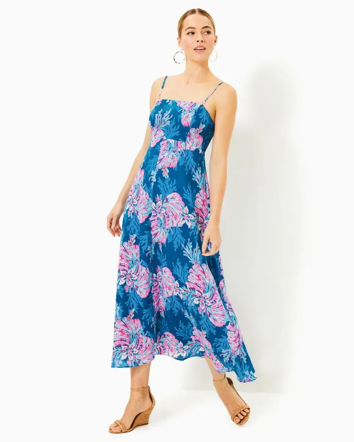Women Lilly Pulitzer Dresses Teresa Maxi Dress Conch Shell Pink Lets Go Bananas Women Lilly Pulitzer Dresses Teresa Maxi Dress Conch Shell Pink Lets Go Bananas