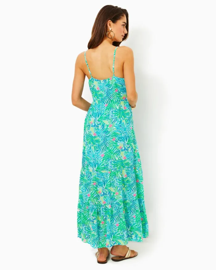 Women Lilly Pulitzer Dresses Teresa Maxi Dress Conch Shell Pink Lets Go Bananas Women Lilly Pulitzer Dresses Teresa Maxi Dress Conch Shell Pink Lets Go Bananas