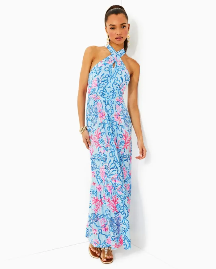 Women Lilly Pulitzer Dresses Teresa Maxi Dress Conch Shell Pink Lets Go Bananas Women Lilly Pulitzer Dresses Teresa Maxi Dress Conch Shell Pink Lets Go Bananas