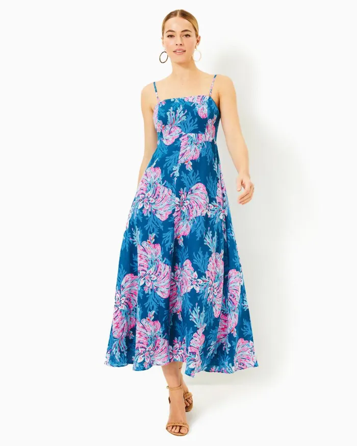 Women Lilly Pulitzer Dresses Teresa Maxi Dress Conch Shell Pink Lets Go Bananas Women Lilly Pulitzer Dresses Teresa Maxi Dress Conch Shell Pink Lets Go Bananas