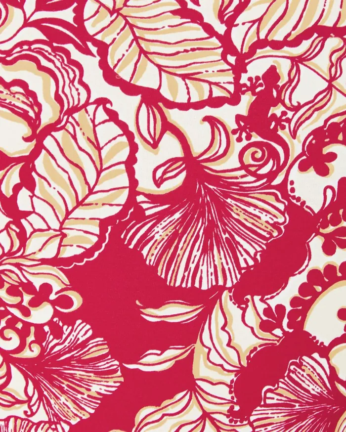 Women Lilly Pulitzer Dresses UPF 50 Maddox Straight Dress Poinsettia Red Island Vibes Women Lilly Pulitzer Dresses UPF 50 Maddox Straight Dress Poinsettia Red Island Vibes