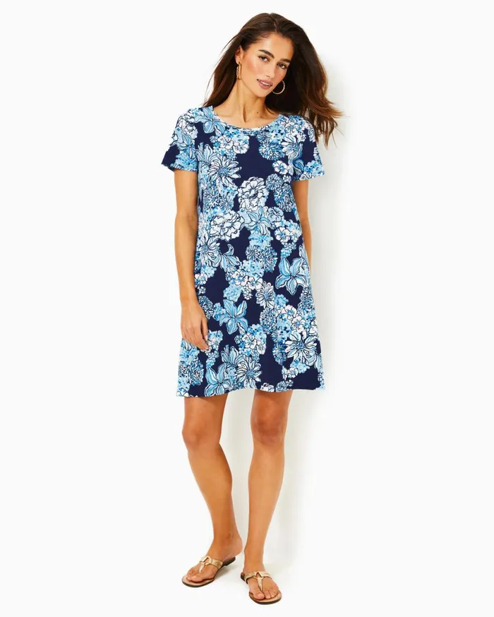 Women Lilly Pulitzer Dresses UPF 50 Solia ChillyLilly Dress Las Olas Aqua Strong Current Sea Women Lilly Pulitzer Dresses UPF 50 Solia ChillyLilly Dress Las Olas Aqua Strong Current Sea