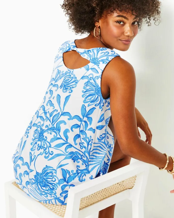 Women Lilly Pulitzer Dresses UPF 50 Solia ChillyLilly Dress Las Olas Aqua Strong Current Sea Women Lilly Pulitzer Dresses UPF 50 Solia ChillyLilly Dress Las Olas Aqua Strong Current Sea