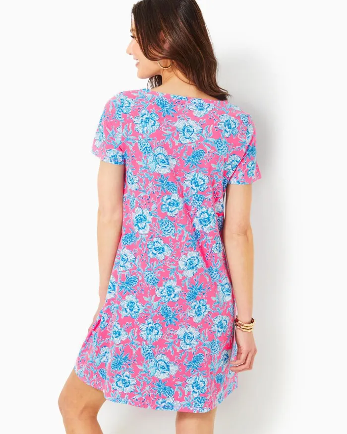 Women Lilly Pulitzer Dresses UPF 50 Solia ChillyLilly Dress Las Olas Aqua Strong Current Sea Women Lilly Pulitzer Dresses UPF 50 Solia ChillyLilly Dress Las Olas Aqua Strong Current Sea