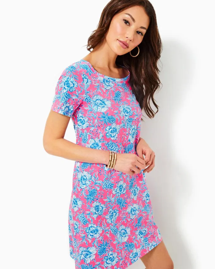 Women Lilly Pulitzer Dresses UPF 50 Solia ChillyLilly Dress Las Olas Aqua Strong Current Sea Women Lilly Pulitzer Dresses UPF 50 Solia ChillyLilly Dress Las Olas Aqua Strong Current Sea