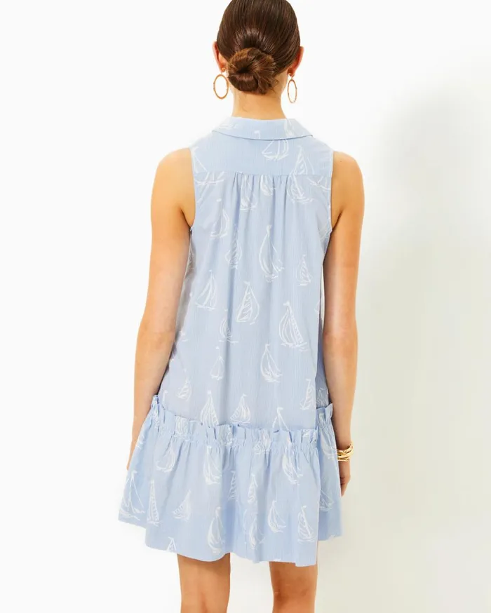 Women Lilly Pulitzer Dresses UPF 50 Solia ChillyLilly Dress Las Olas Aqua Strong Current Sea Women Lilly Pulitzer Dresses UPF 50 Solia ChillyLilly Dress Las Olas Aqua Strong Current Sea