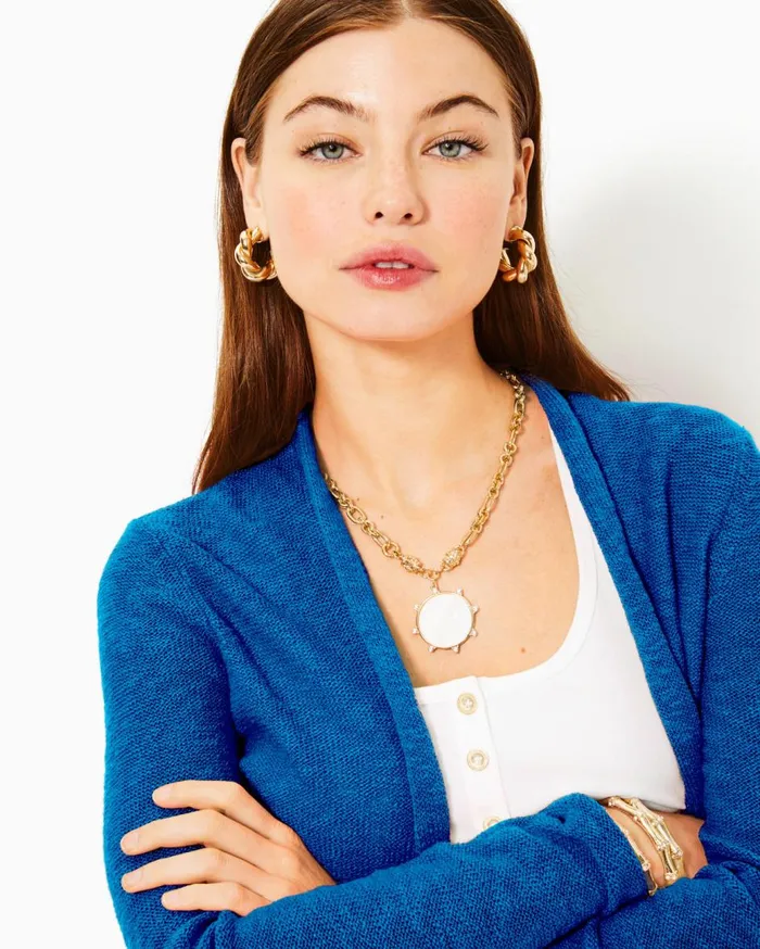 Women Lilly Pulitzer Jewelry A Lil Nauti Necklace Gold Metallic Women Lilly Pulitzer Jewelry A Lil Nauti Necklace Gold Metallic