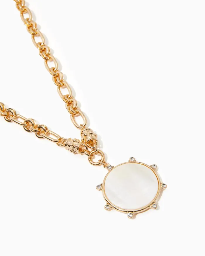 Women Lilly Pulitzer Jewelry A Lil Nauti Necklace Gold Metallic Women Lilly Pulitzer Jewelry A Lil Nauti Necklace Gold Metallic