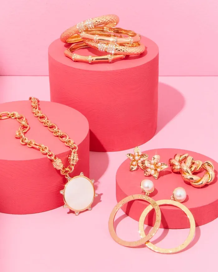 Women Lilly Pulitzer Jewelry A Lil Nauti Necklace Gold Metallic Women Lilly Pulitzer Jewelry A Lil Nauti Necklace Gold Metallic