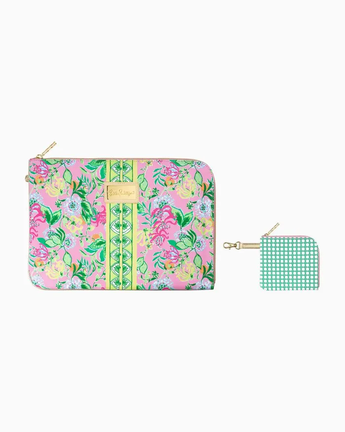 Women Lilly Pulitzer Phone and Tech Tech Pouch Set Multi Via Amore Spritzer