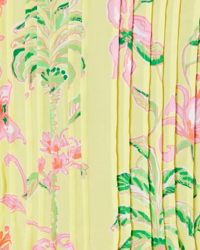Women Lilly Pulitzer Tops Marilina Tunic Top Finch Yellow Tropical Oasis Engineered Tunic Women Lilly Pulitzer Tops Marilina Tunic Top Finch Yellow Tropical Oasis Engineered Tunic
