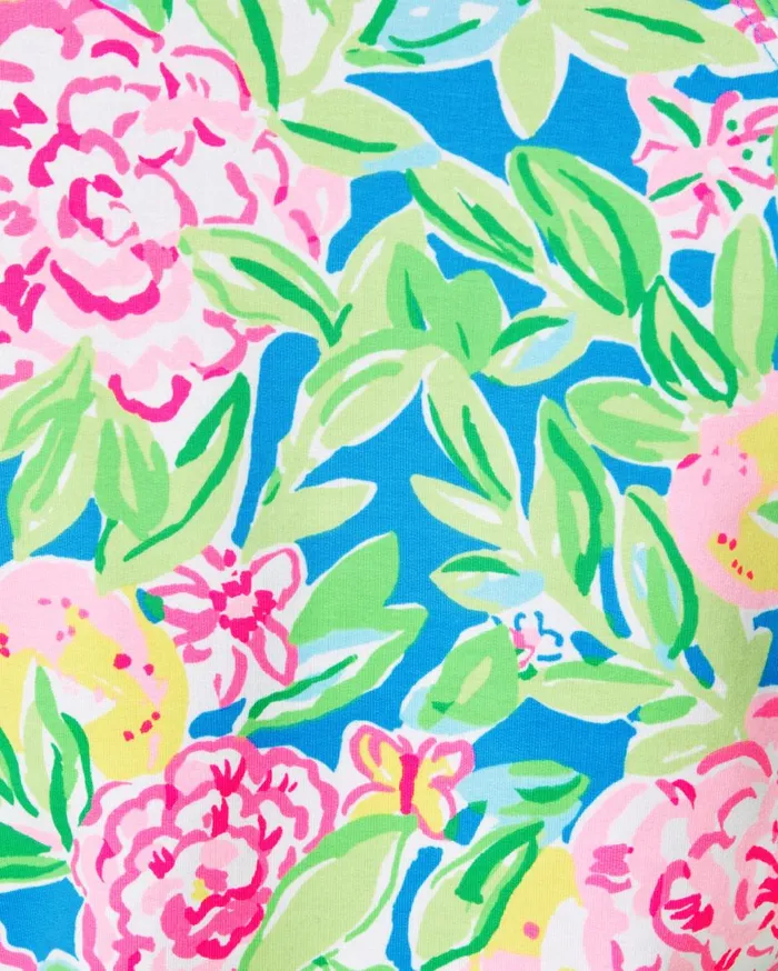 Women Lilly Pulitzer Tops UPF 50 Skipper Popover Spearmint Blossom Views Women Lilly Pulitzer Tops UPF 50 Skipper Popover Spearmint Blossom Views