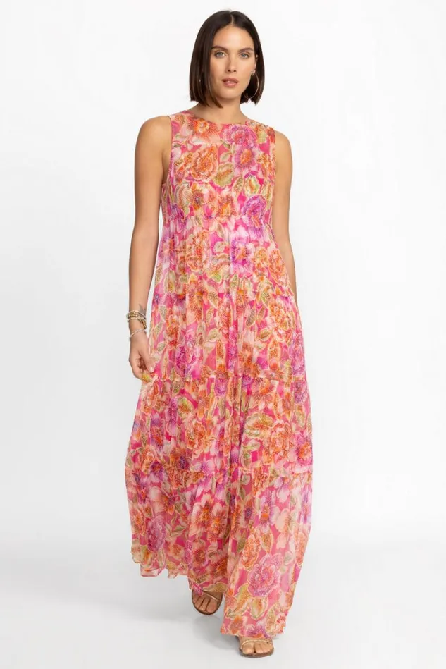 Women LORAN TIERED MAXI DRESS Fabiola Johnny Was Dresses Women LORAN TIERED MAXI DRESS Fabiola Johnny Was Dresses
