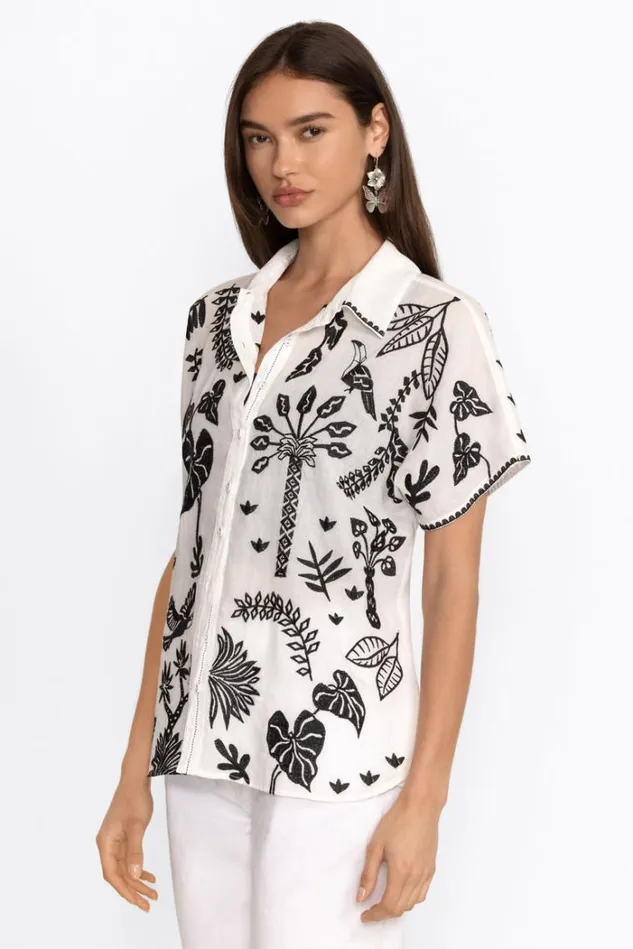 Women LUCIANA DOLMAN SHIRT White Johnny Was Tops Women LUCIANA DOLMAN SHIRT White Johnny Was Tops