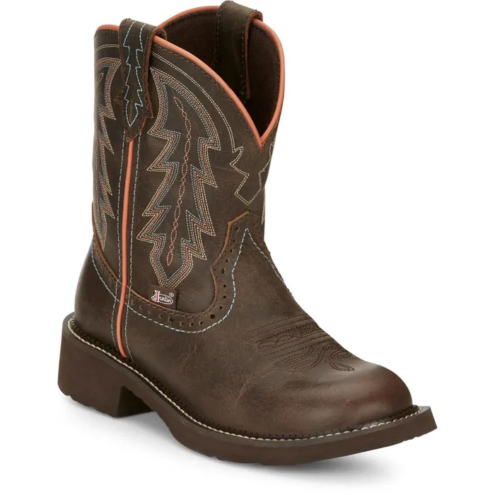 WOMEN Lyla 8034 Western Boot Brown Justin Boots Western