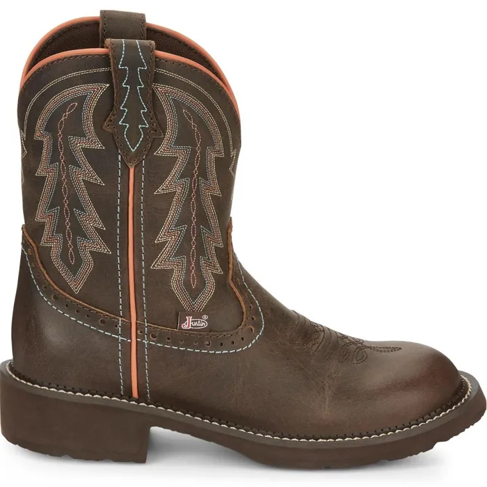 WOMEN Lyla 8034 Western Boot Brown Justin Boots Western