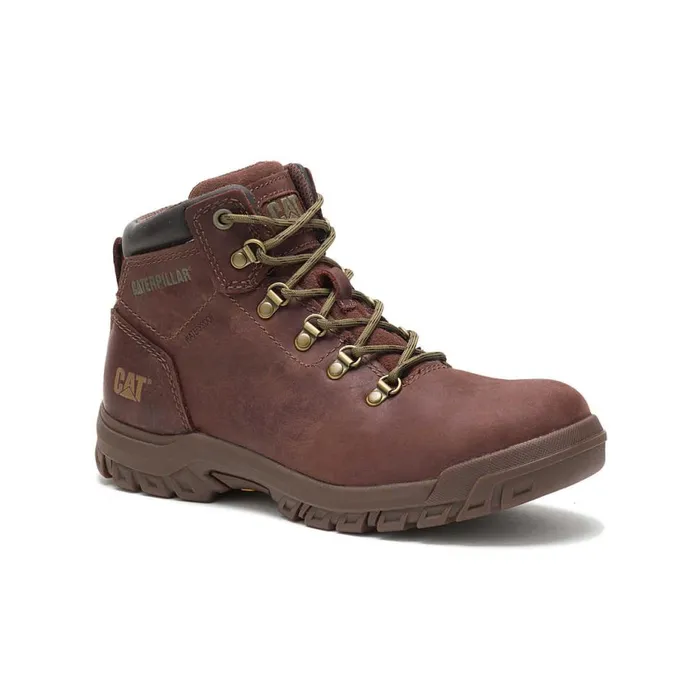 Women Mae Steel Toe Waterproof Work Boot Cat Footwear Boots