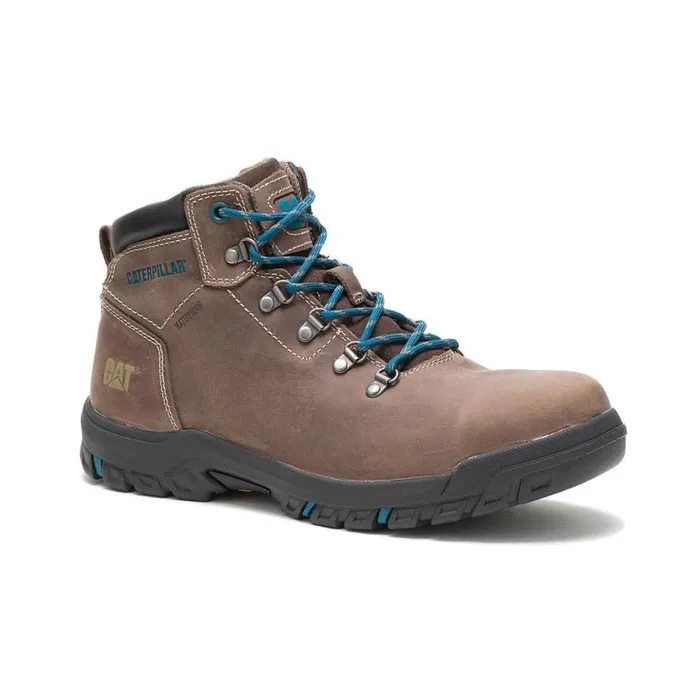 Women Mae Steel Toe Waterproof Work Boot Cat Footwear Boots
