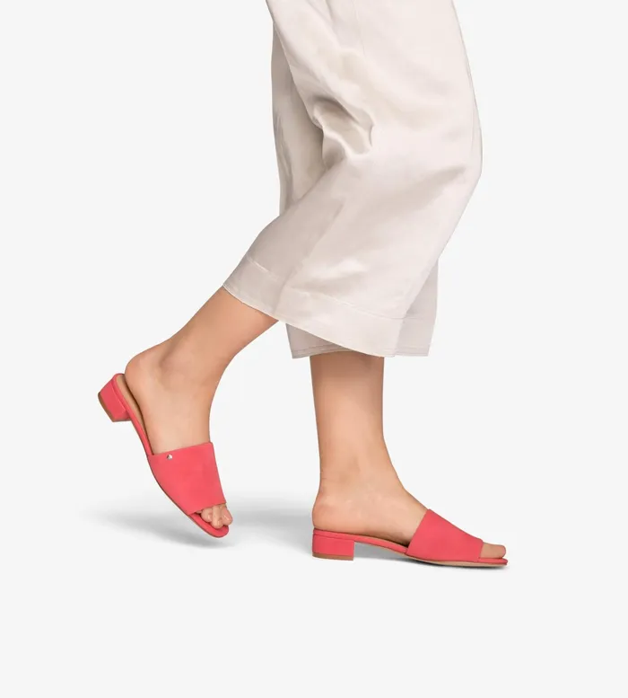 Women Manya Vegan Suede Mules Ruby Matt and Nat Flats