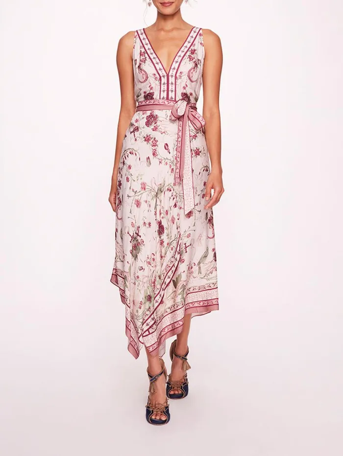 Women Marchesa Dresses Byrn Pink Multi
