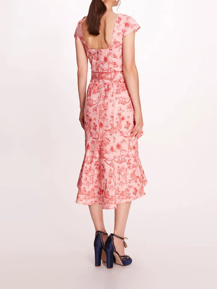 Women Marchesa Dresses Daylily Dress Blush Red Women Marchesa Dresses Daylily Dress Blush Red