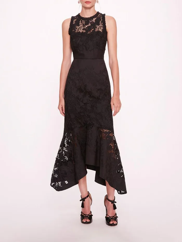 Women Marchesa Dresses Iris Black