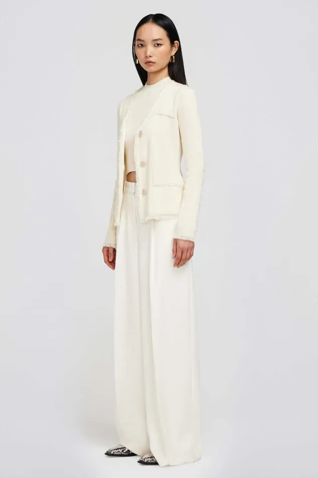 Women Medina Blazer Natural White Jonathan Simkhai Knitwear