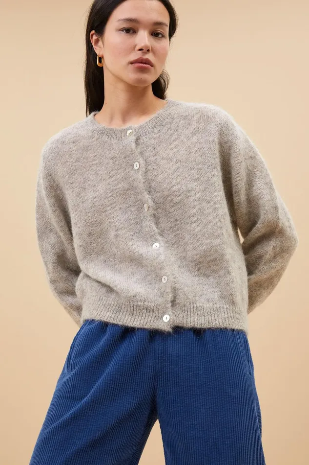 Women Mees Cord Pants Bright Oil Blue Bybar Trousers