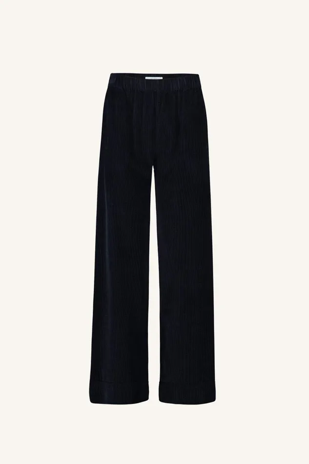 Women Mees Cord Pants Midnight Bybar Trousers