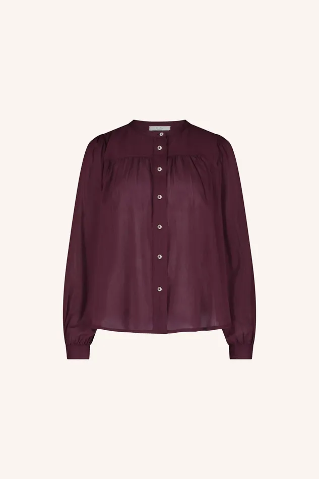 Women Meggie Voile Blouse Pecan Bybar Blouses Women Meggie Voile Blouse Pecan Bybar Blouses