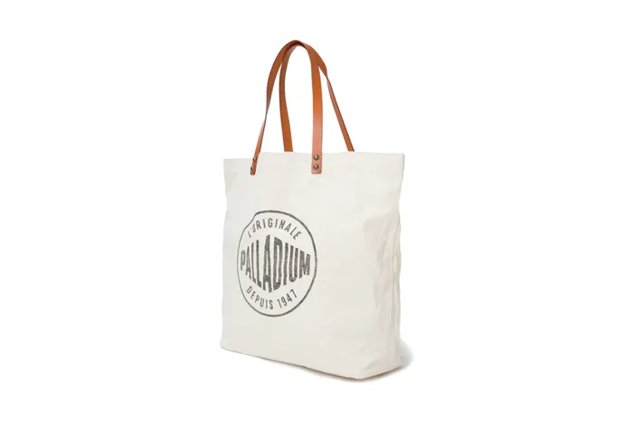 WomenMen Bags PALLADIUM ROUND LOGO TOTE BAG Ivory