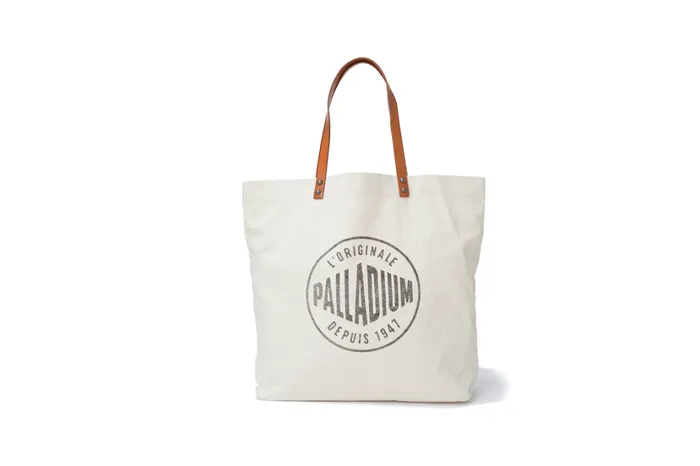 WomenMen Bags PALLADIUM ROUND LOGO TOTE BAG Ivory