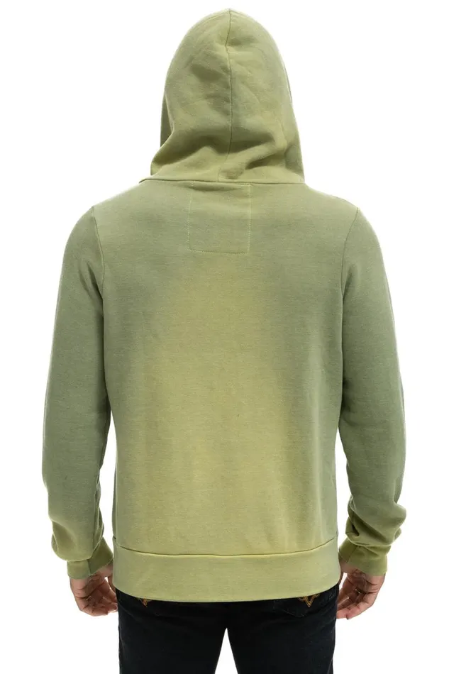 WomenMen Hoodies Aviator Nation 5 Stripe Hoodie 8211 Faded Army
