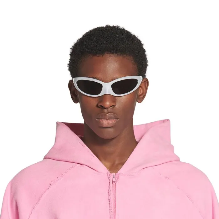 WomenMen Sunglasses Balenciaga Skin Cat Sunglasses In Silver