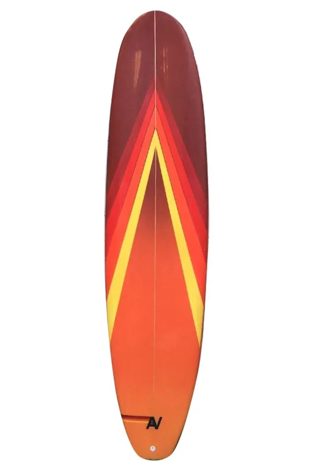 WomenMen Surfboards Aviator Nation Hyrbid Board 8211 Red and Orange