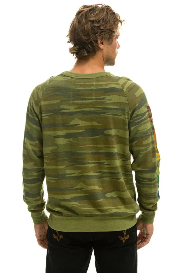 WomenMen Sweatshirts Aviator Nation Malibu Sweatshirt 8211 Camo