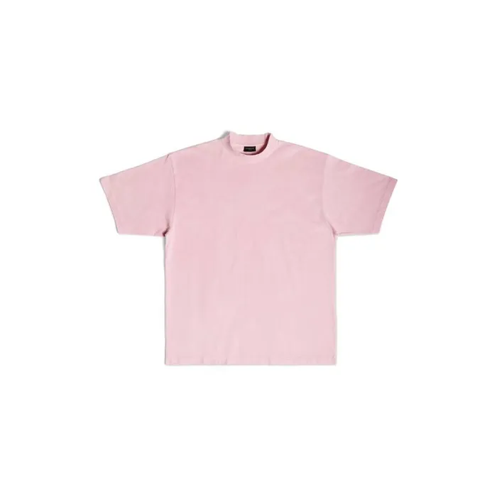 WomenMen Tshirts Balenciaga Bb Paris Strass Tshirt Medium Fit In Pink