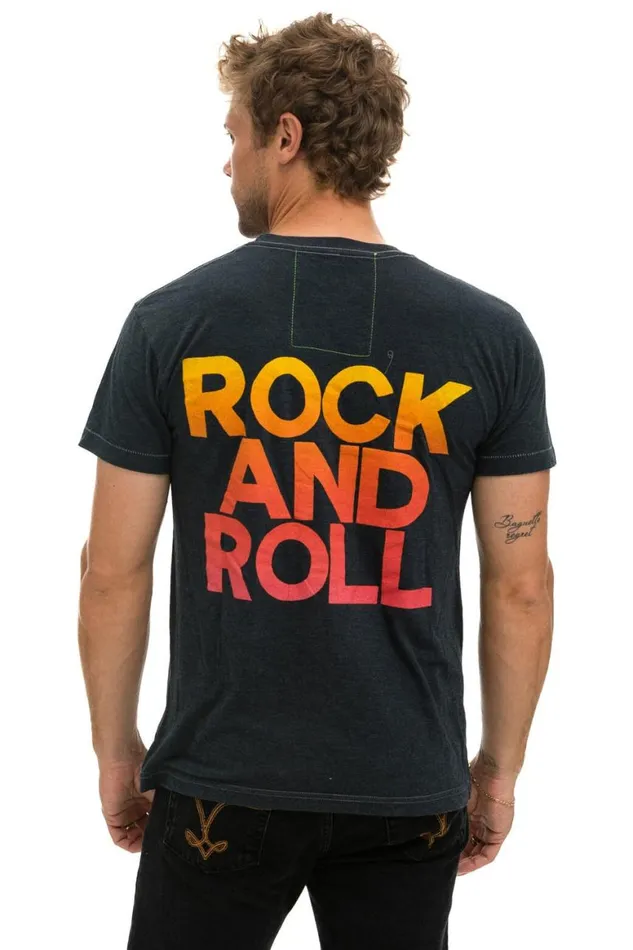 WomenMen Tees Aviator Nation Bottlerock 2024 Tee 8211 Charcoal