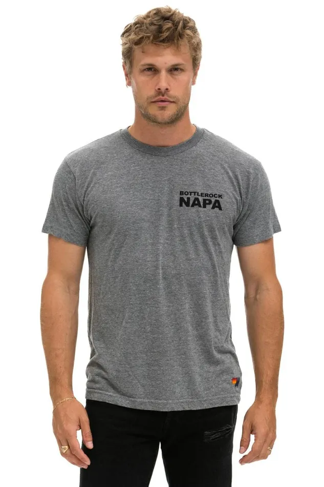 WomenMen Tees Aviator Nation Bottlerock 2024 Tee 8211 Heather
