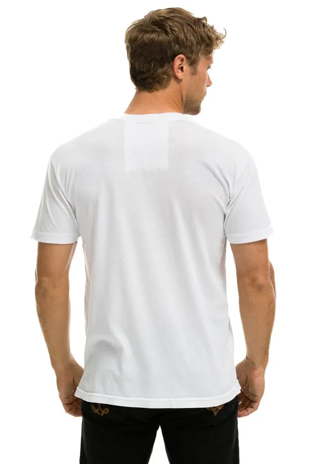 WomenMen Tees Aviator Nation Logo Tee 8211 White