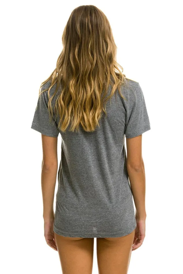 WomenMen Tees Aviator Nation Mill Valley Tee 8211 Heather Grey