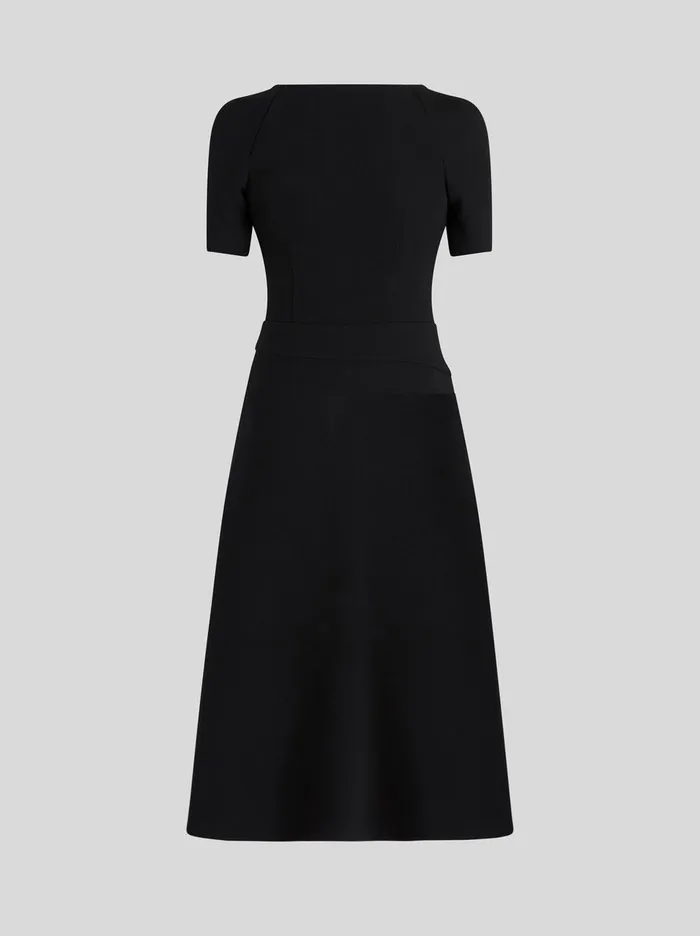 Women Midi Dress With Foliage Embroidery Etro Dresses