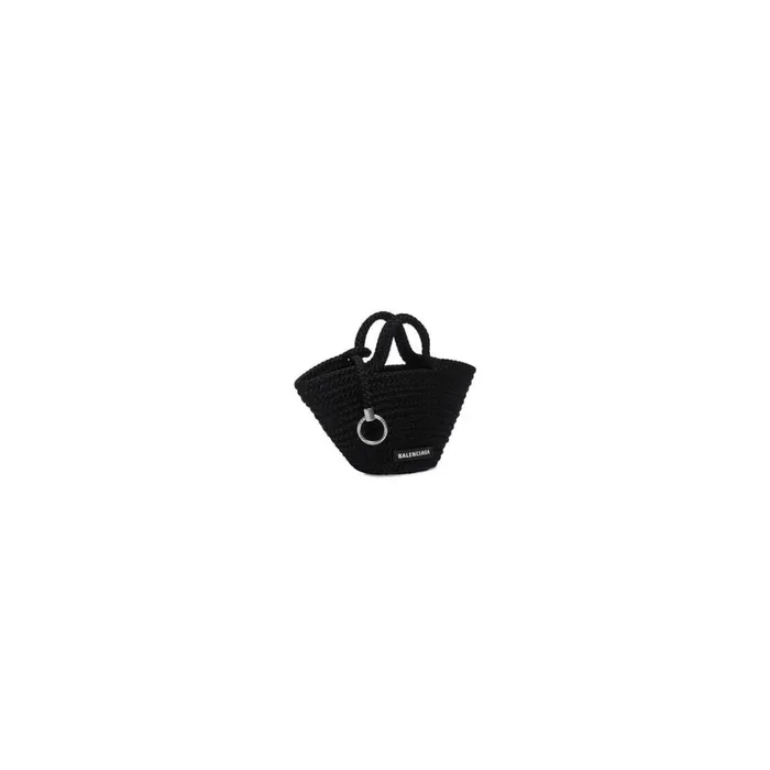 Women Mini Bags Balenciaga Ibiza Mini Basket With Strap In Black