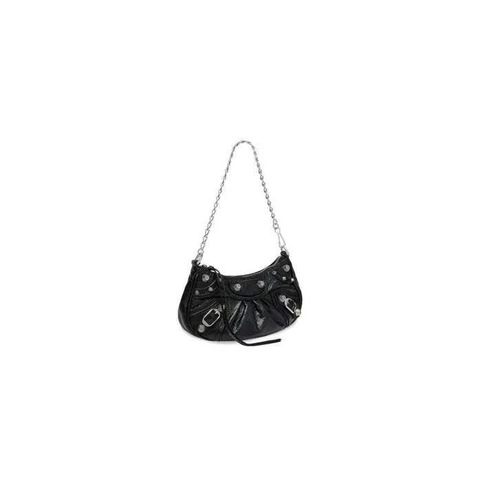 Women Mini Bags Balenciaga Le Cagole Mini Bag With Chain In Black