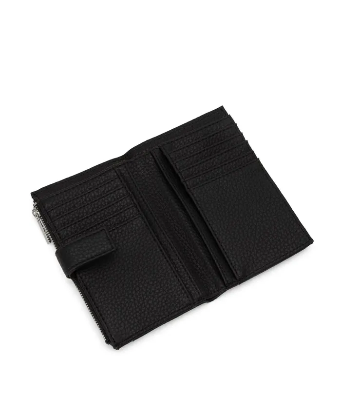 Women Motivsm Small Vegan Wallet 8211 Purity Black Matt and Nat Wallets