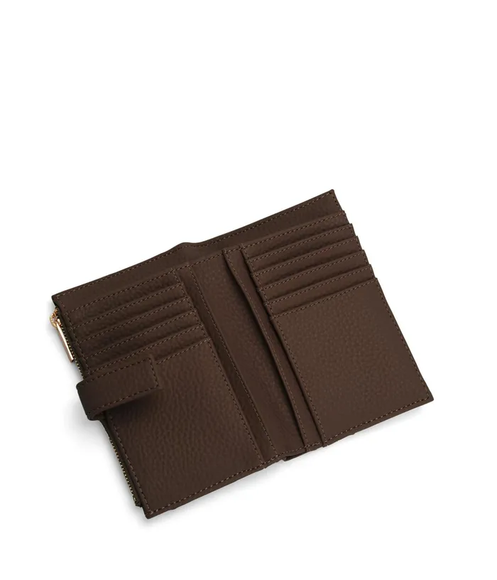 Women Motivsm Small Vegan Wallet 8211 Purity Chocolate Matt and Nat Wallets