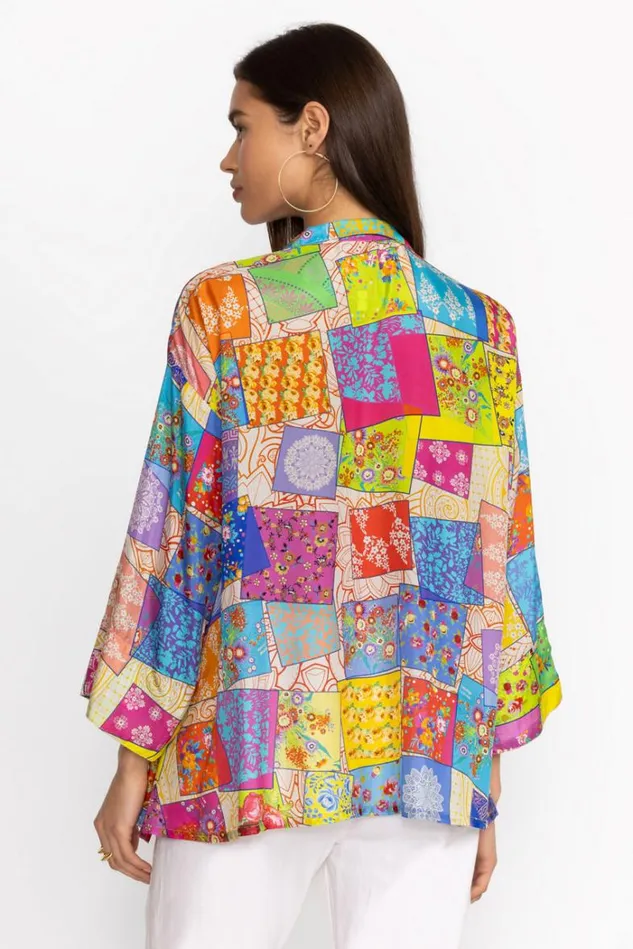 Women MULTEE BUTTON UP BLOUSE Multee Johnny Was Tops Women MULTEE BUTTON UP BLOUSE Multee Johnny Was Tops