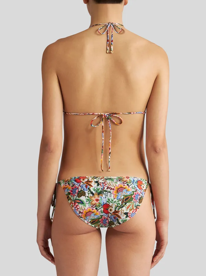Women Multicoloured Bouquet Bikini Etro Beachwear