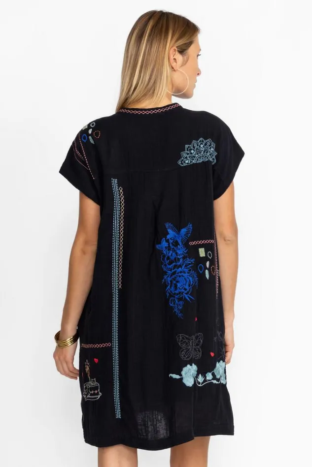 Women NAHMAD DRESS Black Johnny Was Dresses Women NAHMAD DRESS Black Johnny Was Dresses